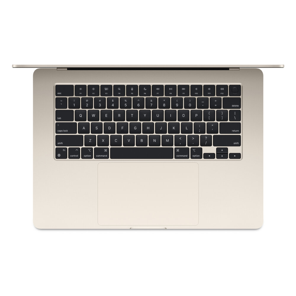 Ноутбук Apple MacBook Air 15 2024 2880x1864, Apple M3, RAM 8 ГБ, SSD 512 ГБ, MRYT3LL/A, Starlight, английская раскладка — фото 1