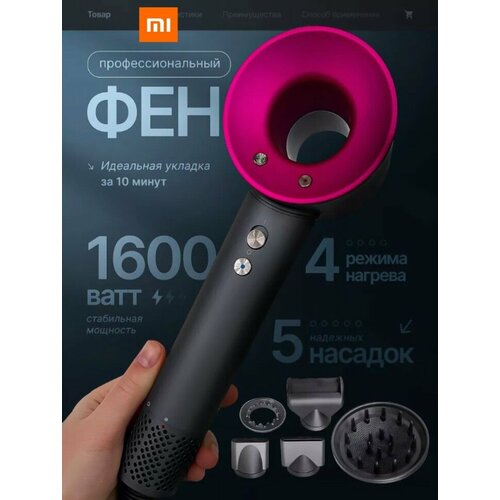 Фен для Волос - SenCiciMen HD15 - Xiaomi ecosystem - розовый 4760₽