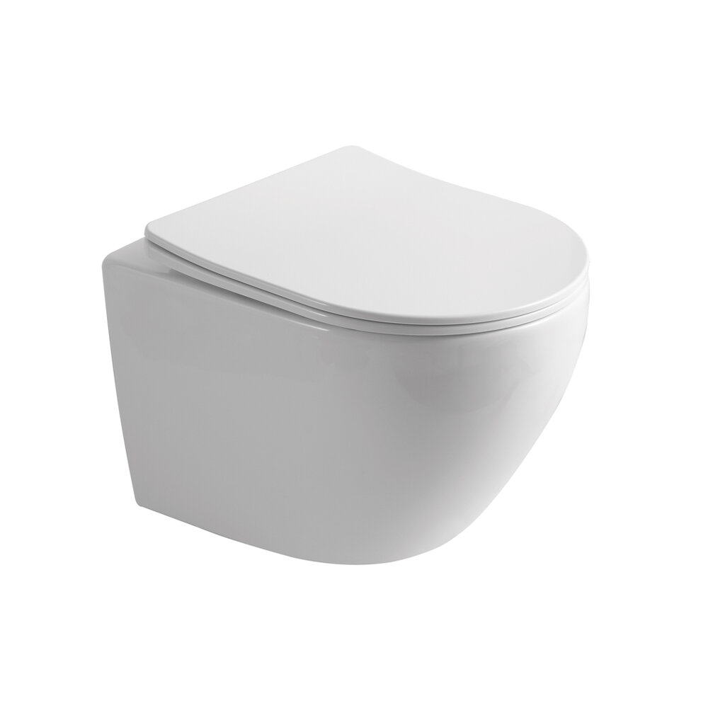 Унитаз подвесной WesnaArt NOVA 204-NOV03 белый