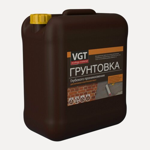 Изображение товара Грунтовка глубокого проникновения для наружных и внутренних работ ВД-АК-0301 VGT (10кг)