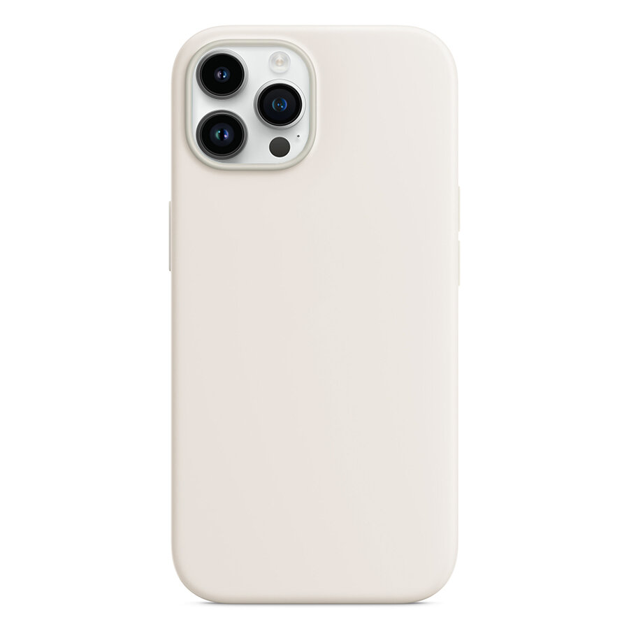 Чехол Silicone Case with MagSafe для iPhone 12 Pro Max 6.7", белый (1)