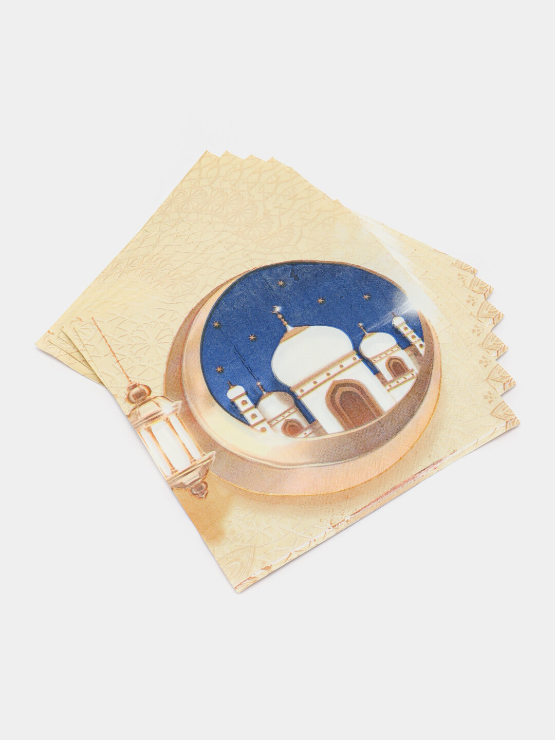 Салфетки для мусульманских праздников Ramazon Muborak Eid Muborak Бронзовый