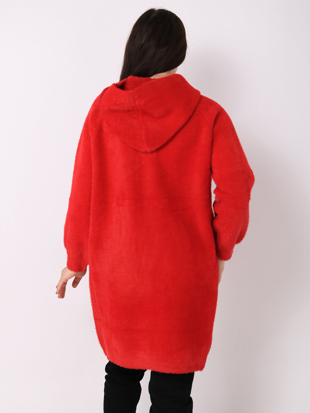 Пальто, размер One Size, красный — фото 1