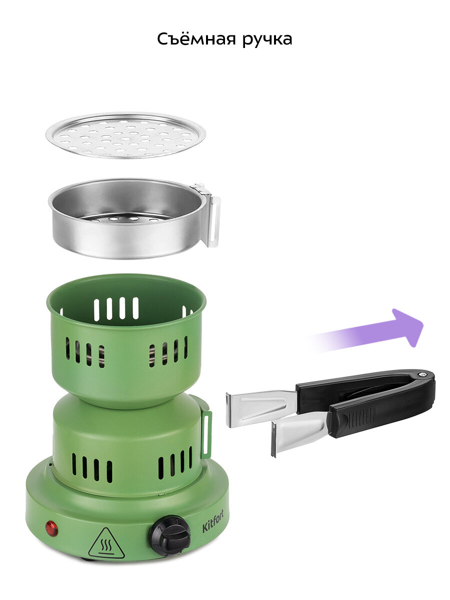 Электрическая плита Kitfort КТ-168 — фото 1