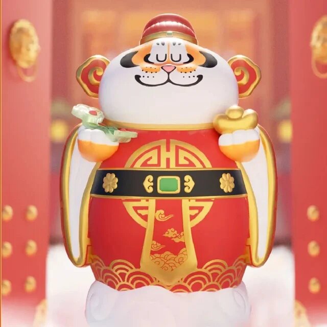Фигурки Ticify "I Am Not Fat Tiger Fortune Tiger Attracts Wealth"