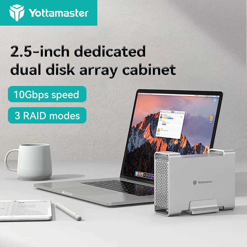 Yottamaster DR1C3-2 Корпус для жестких дисков