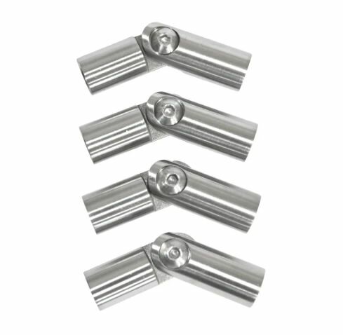 Соединитель ригелей MONLID регулируемый нержавеющая сталь (4 шт.)