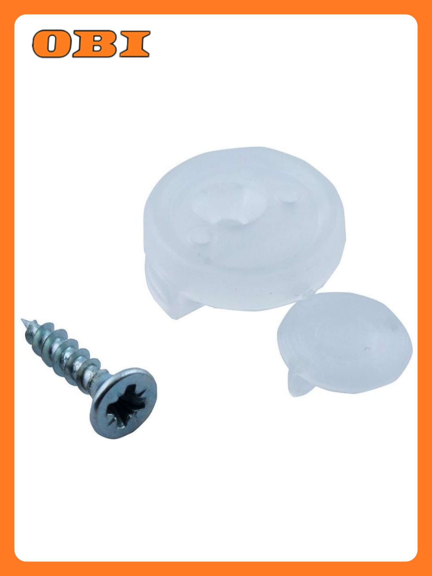 Крепление для зеркала Element прозрачное 17 мм 8 шт