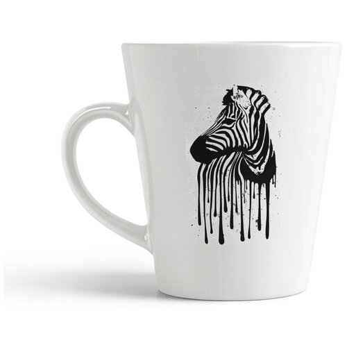 фото Кружка-латте coolpodarok зебра клякса