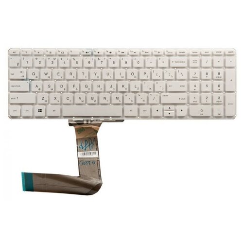 Клавиатура для ноутбука HP Pavilion 15-P000 15-P 15t-p000 15z-p000 15-p020 15-p030 15-p035 белая 1087₽