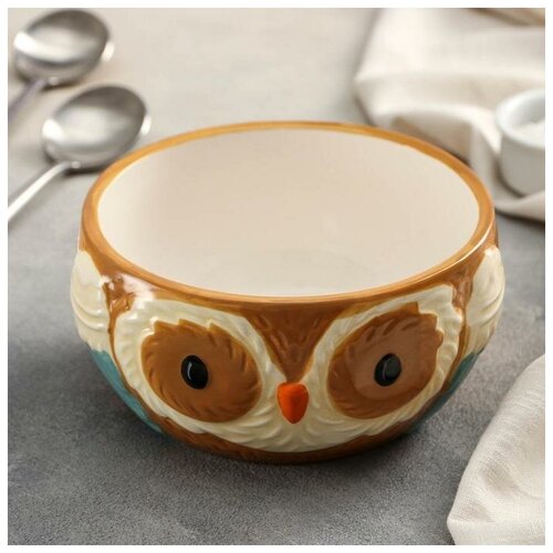 фото Миска "совушка" 800 мл, 15х8 см 5134413 сима-ленд