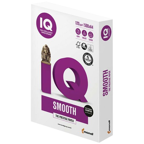 IQ Smooth A4 120 г/м², 500 л, белый