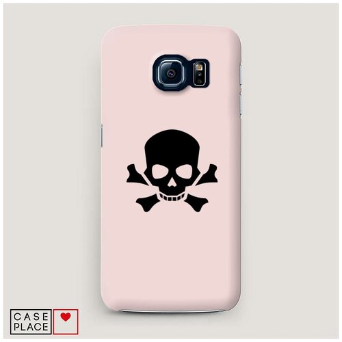 фото Чехол пластиковый samsung galaxy s7 череп 3 case place