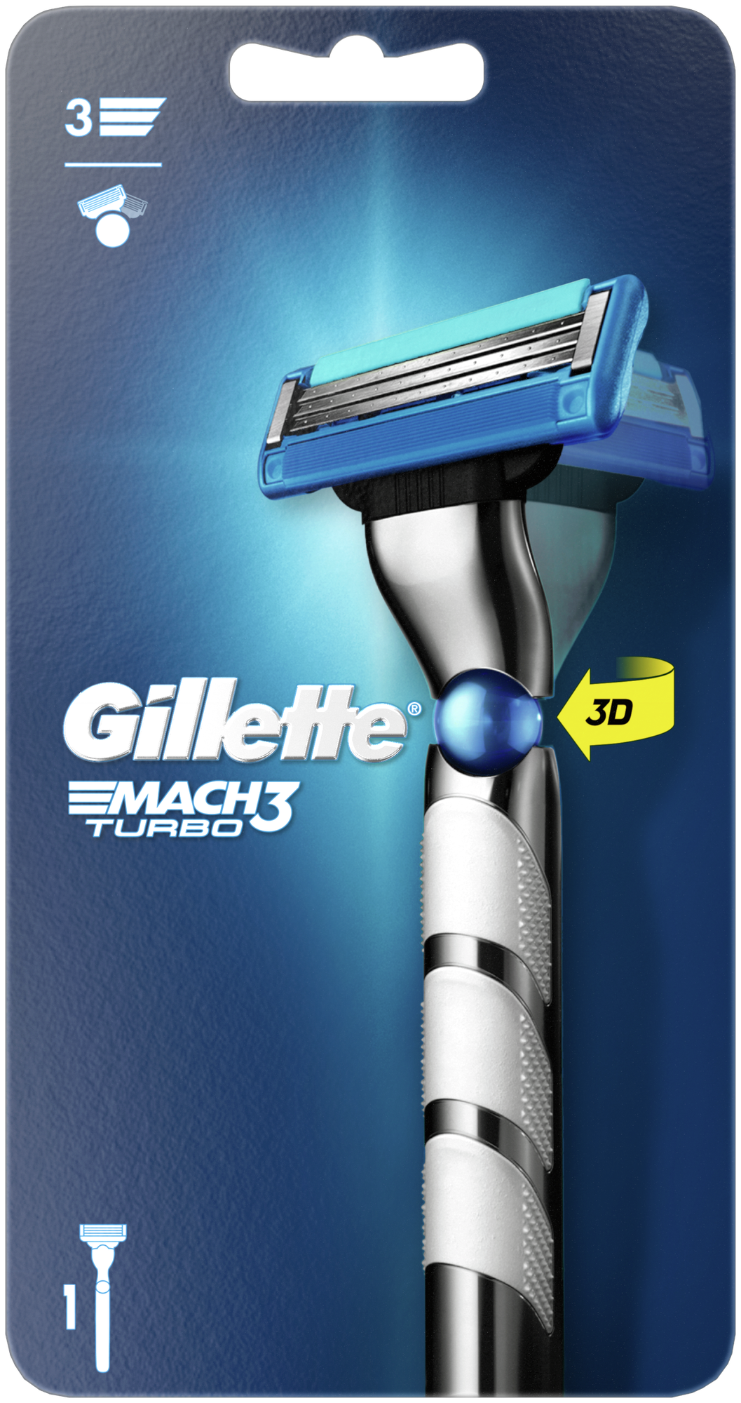 Бритва Gillette Mach3 Turboс c 1 сменной кассетой PROCTER&GAMBLE - фото №3