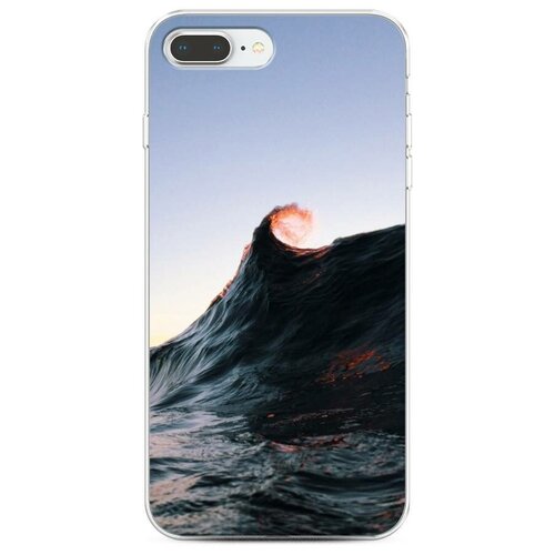 фото Силиконовый чехол "волна крюк" на apple iphone 7 plus/8 plus / айфон 7 plus/8 plus case place