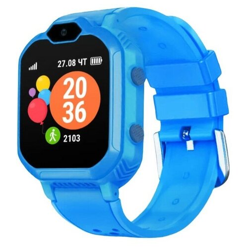 Детские смарт-часы Geozon Aqua Plus G-W19BLU 14 4Gдатчик снятия с руки 700мАч голубые 714700₽