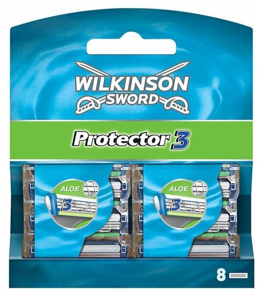 Сменные кассеты Wilkinson Sword Schick Protector 3, 8 шт