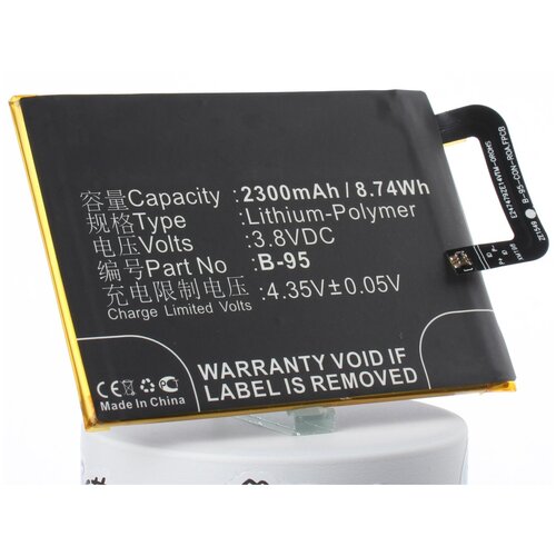 Аккумуляторная батарея iBatt 2300mAh для BBK Vivo Y51A, Vivo Y51L, Vivo Y51A Dual SIM, Vivo Y51A TD-LTE, для Vivo Y51A, Y51L, Y51A Dual SIM, Y51A TD-LTE