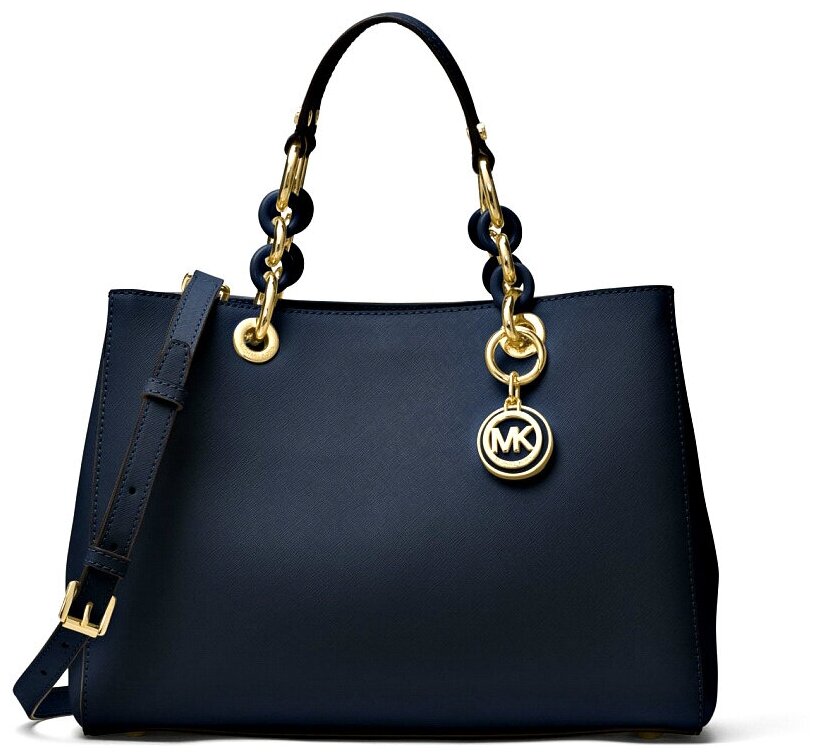 Сумка Michael Kors Cynthia Синяя 30S3TCYS2L Navy 