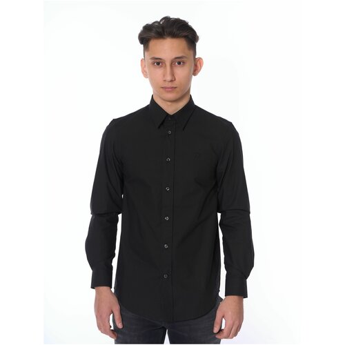 DIESEL Рубашка черная (M) черного цвета