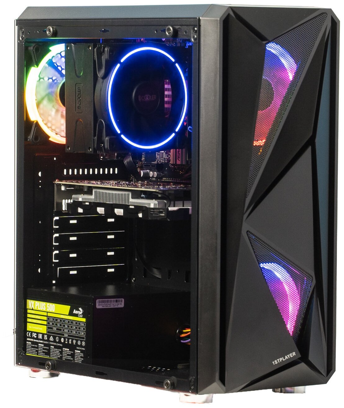 Игровой компьютер AMD Ryzen 9 5900X AMD RX 550 4GB 8GB RAM SSD 1TB HDD 1TB