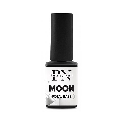 База для гель-лака Patrisa Nail POTAL Moon base камуфлирующая молочная, с поталью, 8 мл