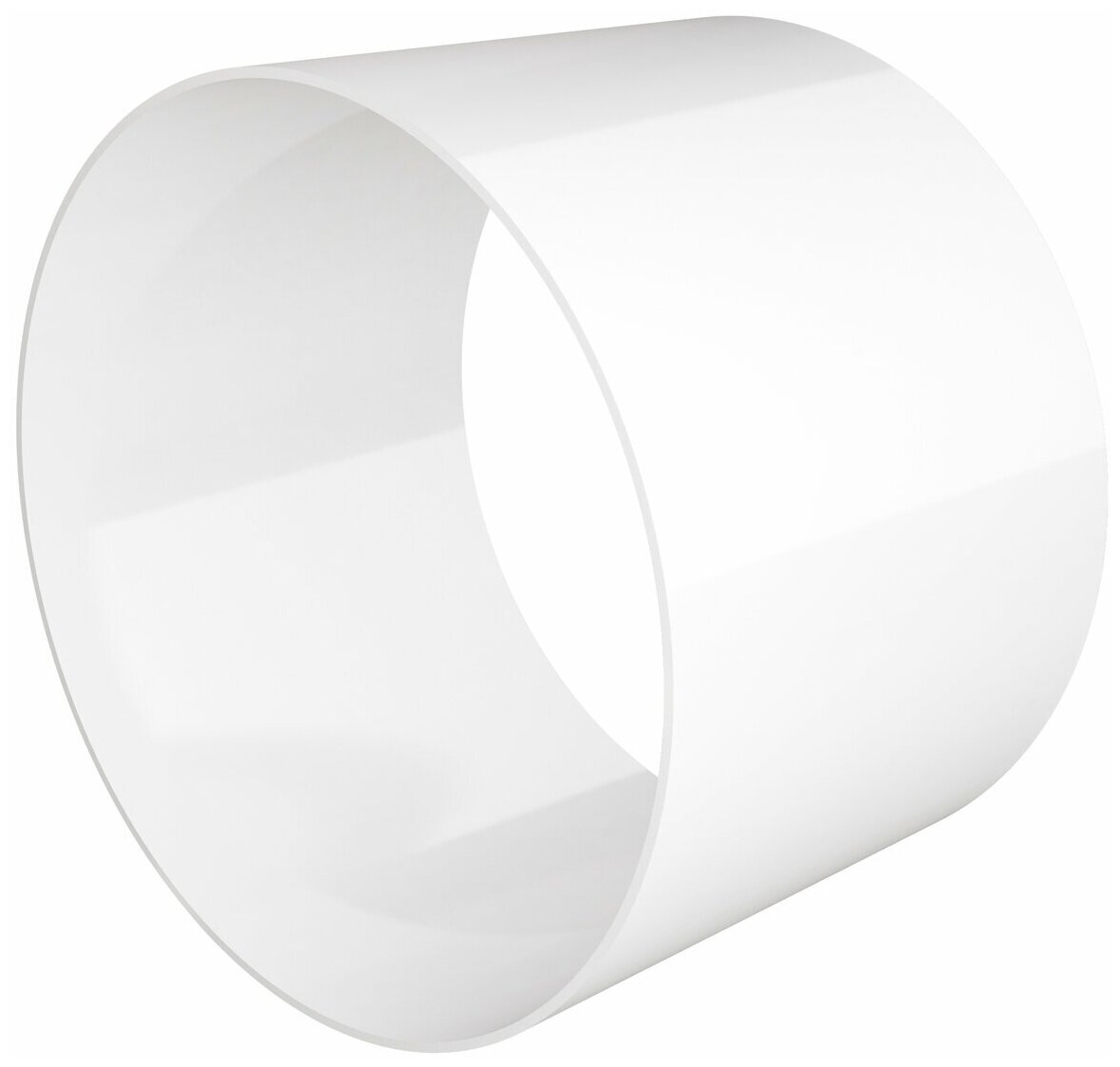 фото СОЕДИНИТЕЛЬ КРУГЛЫХ КАНАЛОВ ФАСОННЫЙ D-100 ММ (1/36) "ЭРА" 10FC