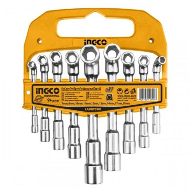 Набор торцевых ключей Ingco LASWT0901