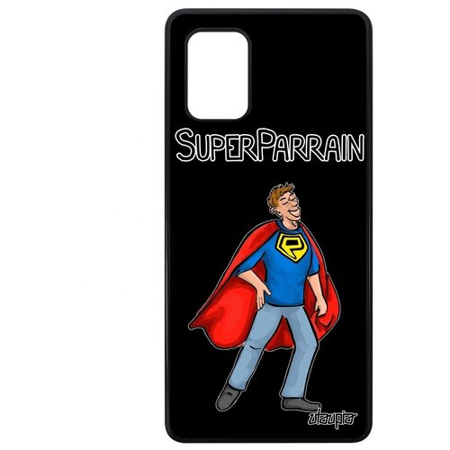 фото Красивый чехол на телефон // galaxy a71 // "суперкрестный" смешной крестины, utaupia, черный