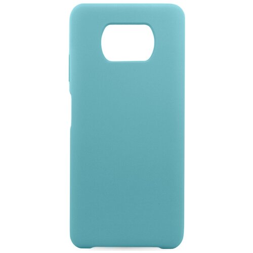 фото Силиконовый чехол для xiaomi poco x3 nfc / защитный чехол для мобильного телефона сяоми поко икс 3 нфс с покрытием софт тач / защитный силикон кейс для смартфона / премиум покрытие soft touch (светло- голубой) life style