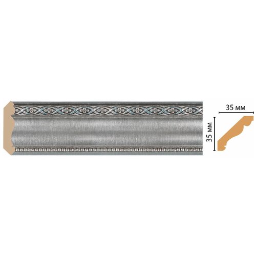 Плинтус потолочный DECOMASTER 155S-55 (35*35*2400мм)