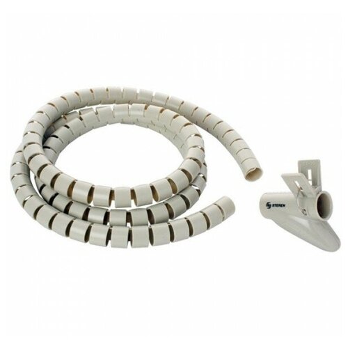 пластиковый спиральный рукав для кабеля cabeus pcb 15 д 15 мм 2 м и инструмент st 15 Спиральный рукав для кабеля Hyperline SHW-25 (2 м, d=25 мм)
