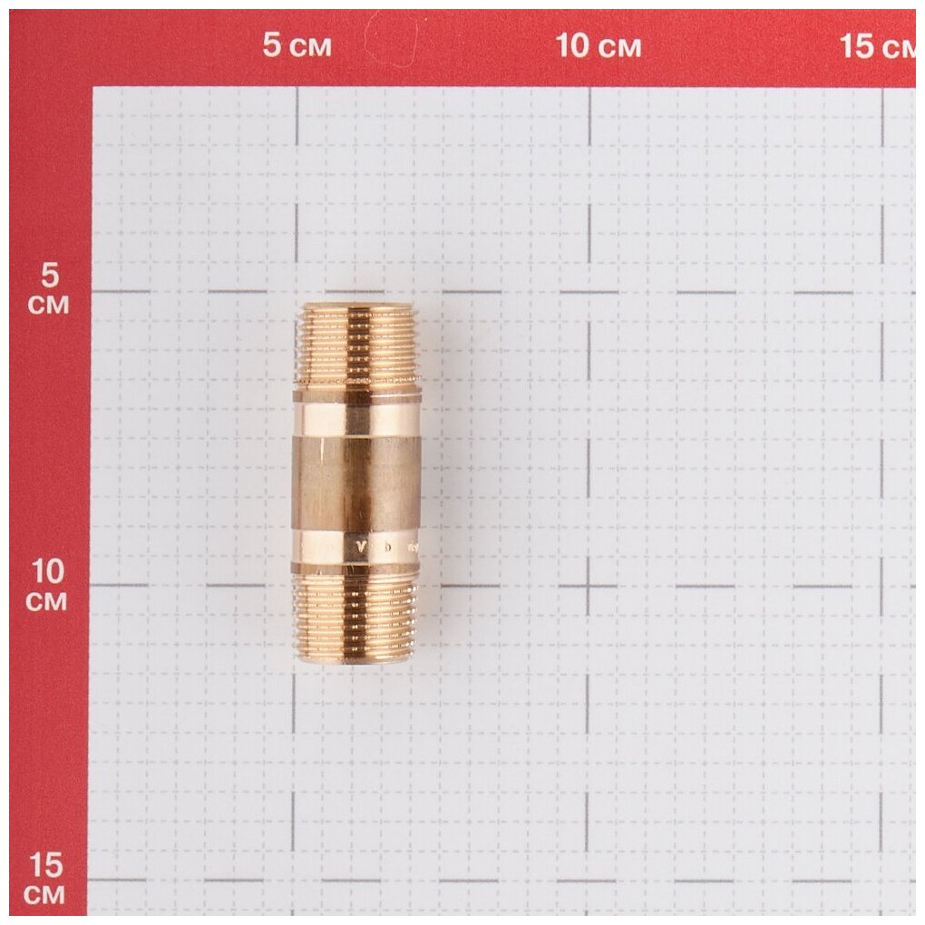 Удлинитель Viega 267315, 1/2"x60 мм, бронза 267315 - фото №6