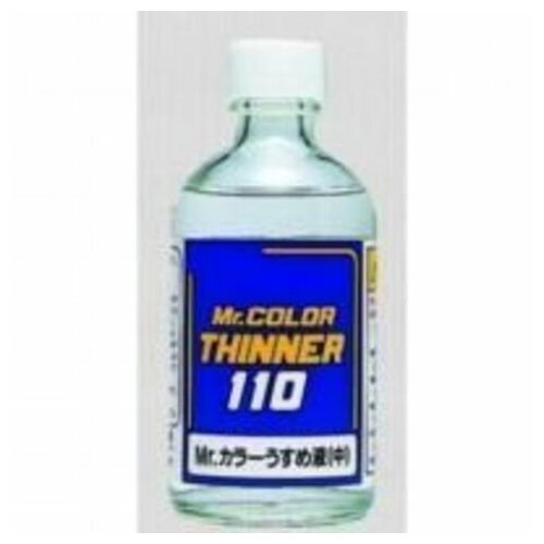 MR.HOBBY Mr.Color Thinner, Разбавитель для акриловых красок, 110мл T-102