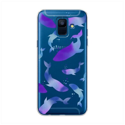 фото Силиконовый чехол "подводные жители" на samsung galaxy a6 / самсунг галакси а6 case place