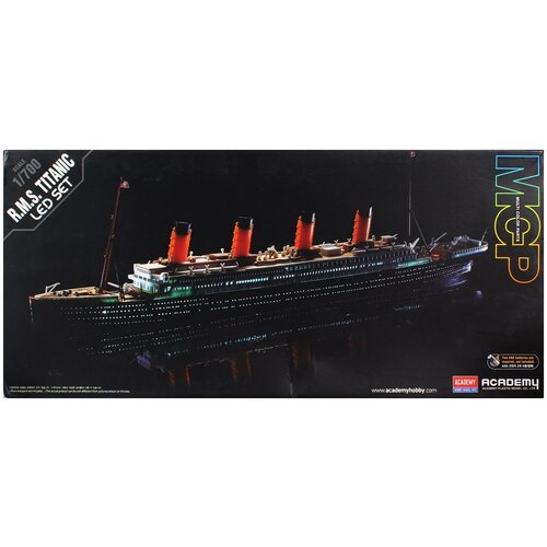 Academy R.M.S. Titanic LED Set 14220 1:700 sm 700 060 rms titanic olympic britannic комплект мачт