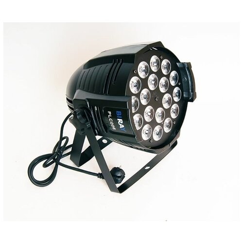 PLC006 Светодиодный прожектор, RGBWAUV 18х12Вт, Bi Ray