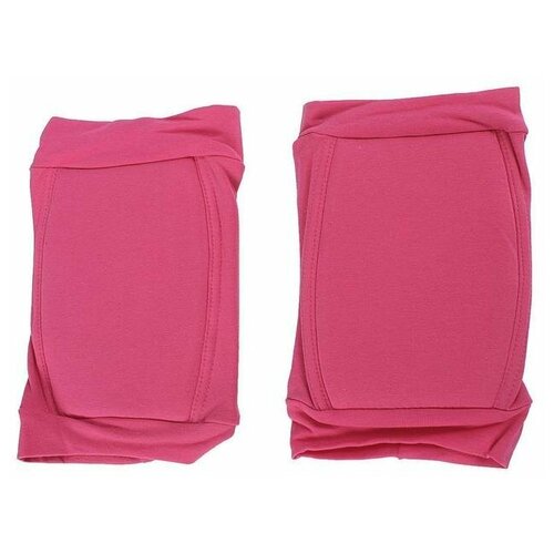 Наколенники для гимнастики и танцев с уплотнителем, р. M (11-14 лет), цвет фуксия