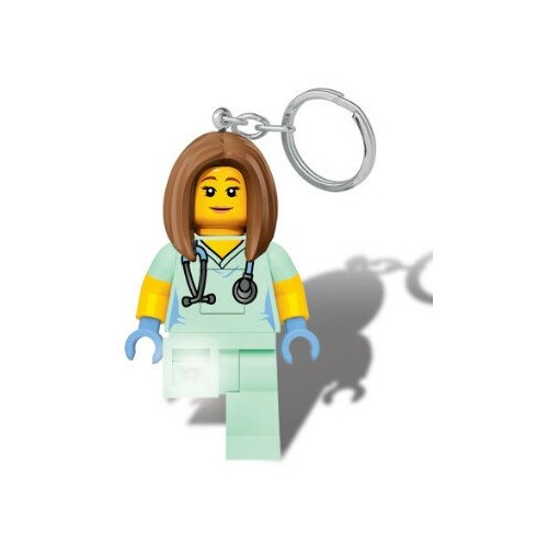 фото Брелок-фонарик для ключей lego "медсестра"