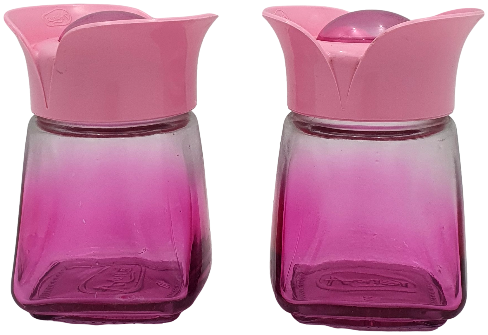 Набор из 2-х банок с крышкой для специй "Тюльпан" цвет фиолетовый 200 мл Renga