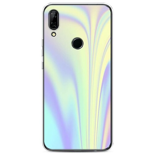 фото Силиконовый чехол "фиолетовая голограмма" на huawei p smart z / хуавей п смарт z case place