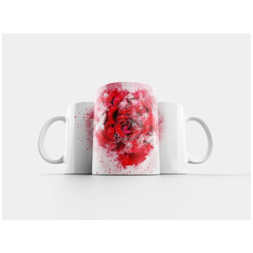 фото Кружка "цветок, розы, сердце" 320 мл lotsprints