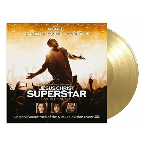 JESUS CHRIST SUPERSTAR LIVE IN CONCERT (2LP 180G GATEFOLD  & PVC SLEEVE GOLD COLOURED VINYL BOOKLET) - Jesus Christ Superstar: Live in Concert (Original Soundtrack of the NBC Television Event)