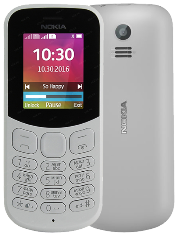 Сотовый телефон Nokia 130 DS (TA-1017) Grey