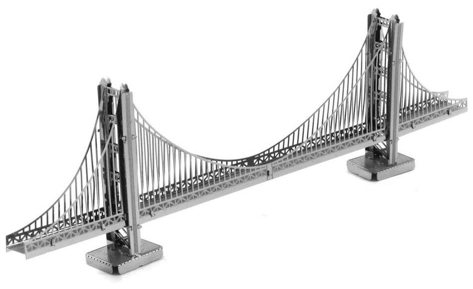 Cборная модель Metal Earth: Мост Золотые ворота