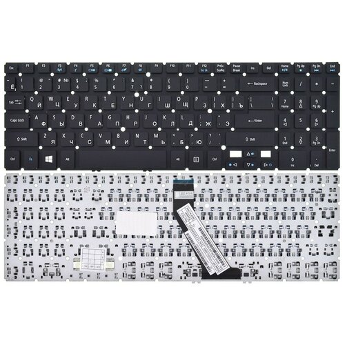 Клавиатура без рамки для Acer Aspire 5-571G, V5-571, V5-551G, V5-531G, V5-571PG, M3-581T, M3-581TG и др клавиатура для ноутбука acer aspire v5 551 черная