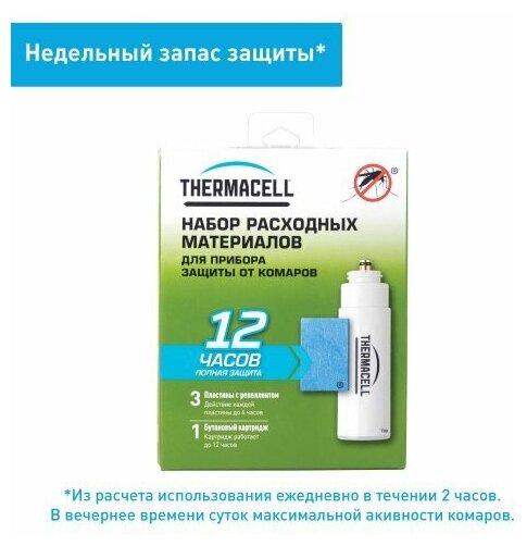 Набор Thermacell расходных материалов для противомоскитных приборов на 12 часов, малый