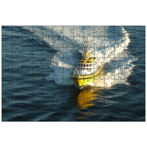 фото Магнитный пазл 27x18см."круиз, канада, лодка" на холодильник lotsprints