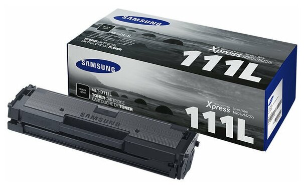 Тонер-картридж Samsung MLT-D111S черный для Samsung Xpress M2022/M2022W/M2020/M2021/M2020W/M2021W/M207 (1000стр.)