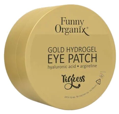 Funny Organix Патчи для глаз Gold Hydrogel Eye Patch, 60 шт.